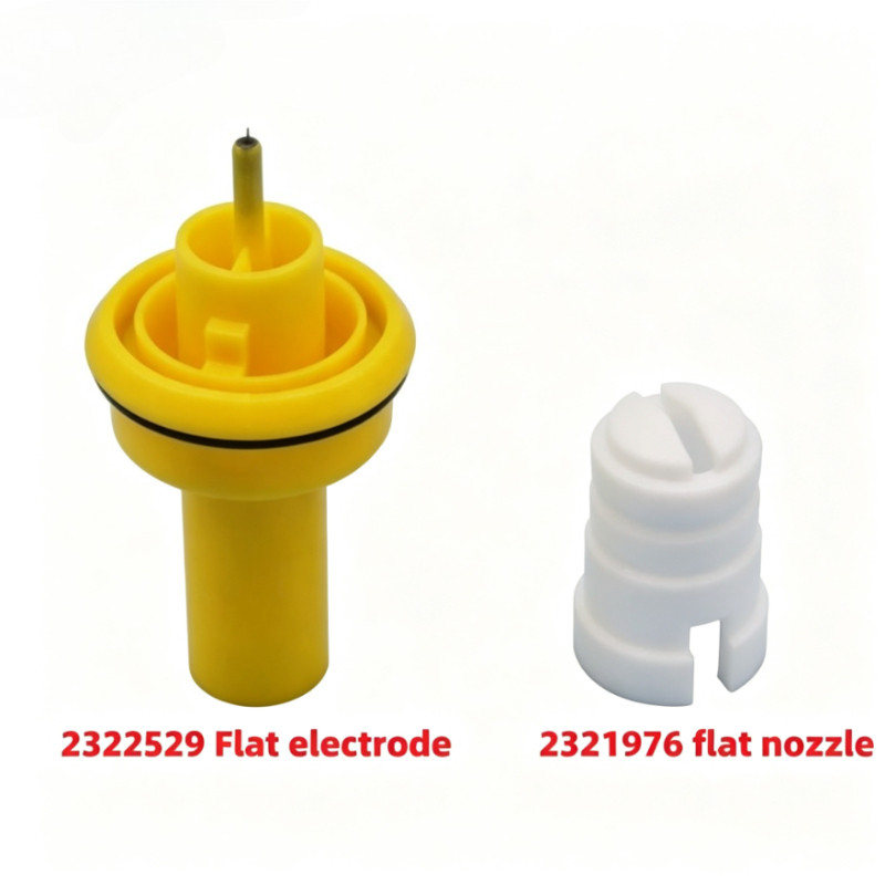 2321976 Flat Jet Nozzle with Electrode 2322529 for Wa9ner Powder Coating PEM X1