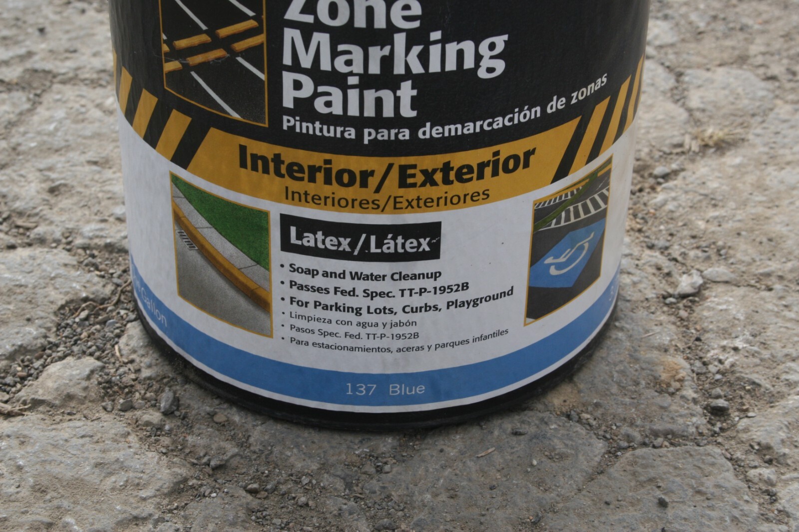 Valspar Zone Marking Paint – 137 Blue, 1Gal