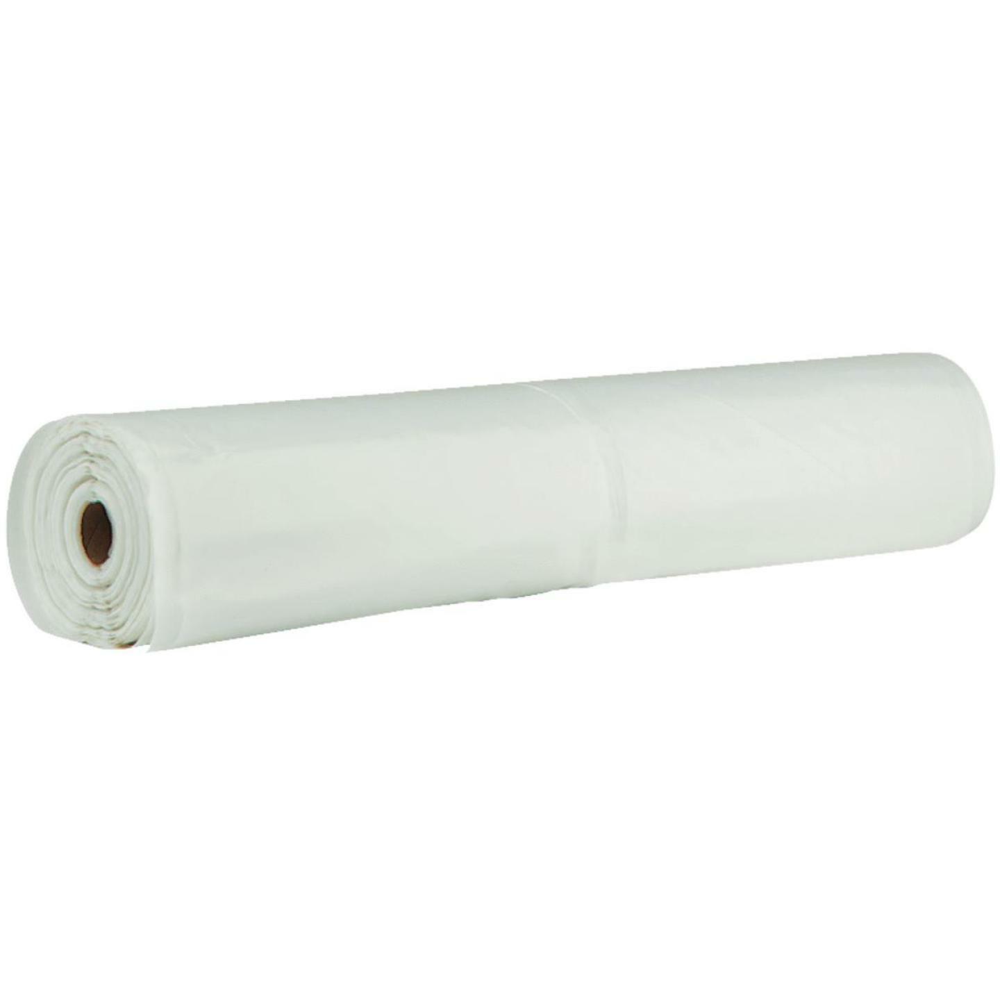 Polyethylene Film plastic sheeting, Clear, 20 x 50-Ft., 4-Mil