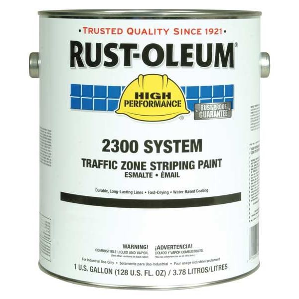 Rust-Oleum 243276 Traffic Zone Striping Paint, 1 Gal., Red, Water -Based