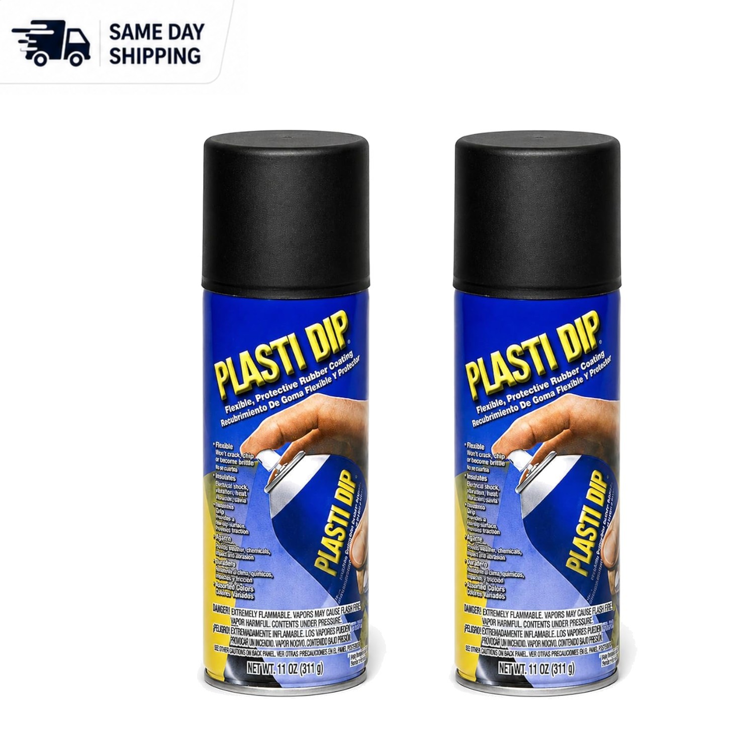 Multi-Purpose 2 Pack Rubber Coating Spray – Non-Slip, Weather Resistant Finish