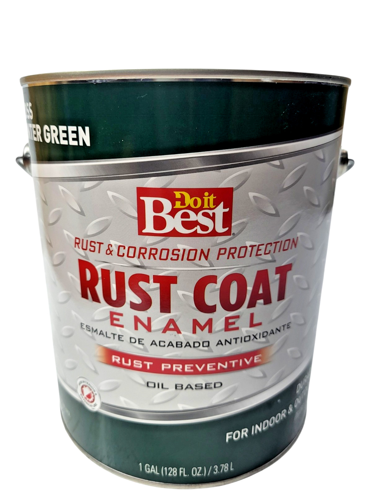 Paint Do it Best Rust Coat Oil-Based Gloss Enamel, Hunter Green 1 Gal. Free Ship
