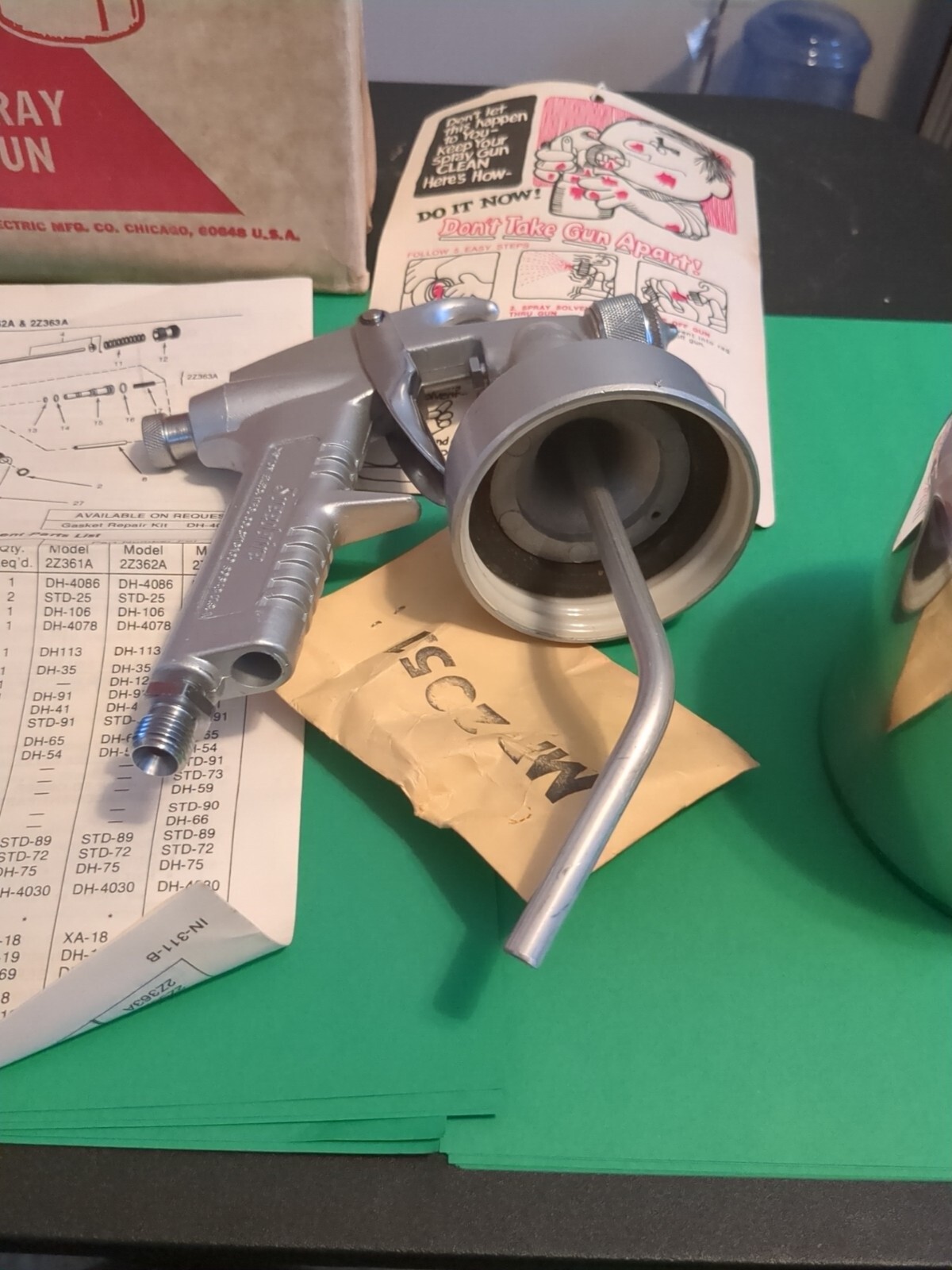 SPEEDAIRE 2Z362A Spray Gun Bleeder Type Internal or External Mix