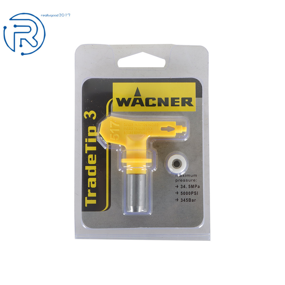 Airless Paint Spray Gun 517 Spray Tip + Nozzle Guard for Sprayers 3600PSI New