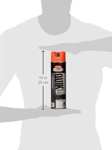 Krylon Upside Down Marking Paint Alert Fluorescent Red/Orange Solvent Base…