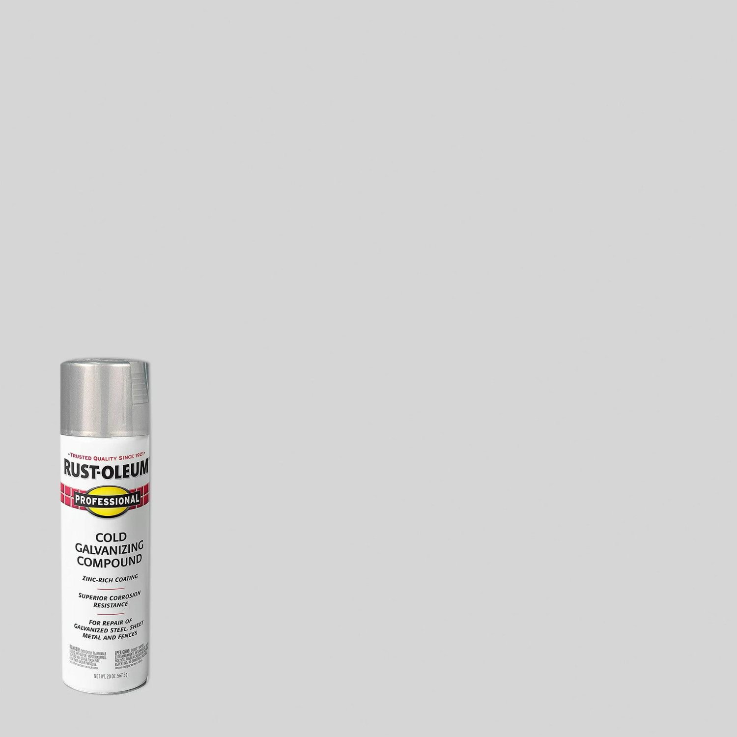 Cold Gray, Rust-Oleum Professional Galvanizing Compound Spray Paint, 20 oz