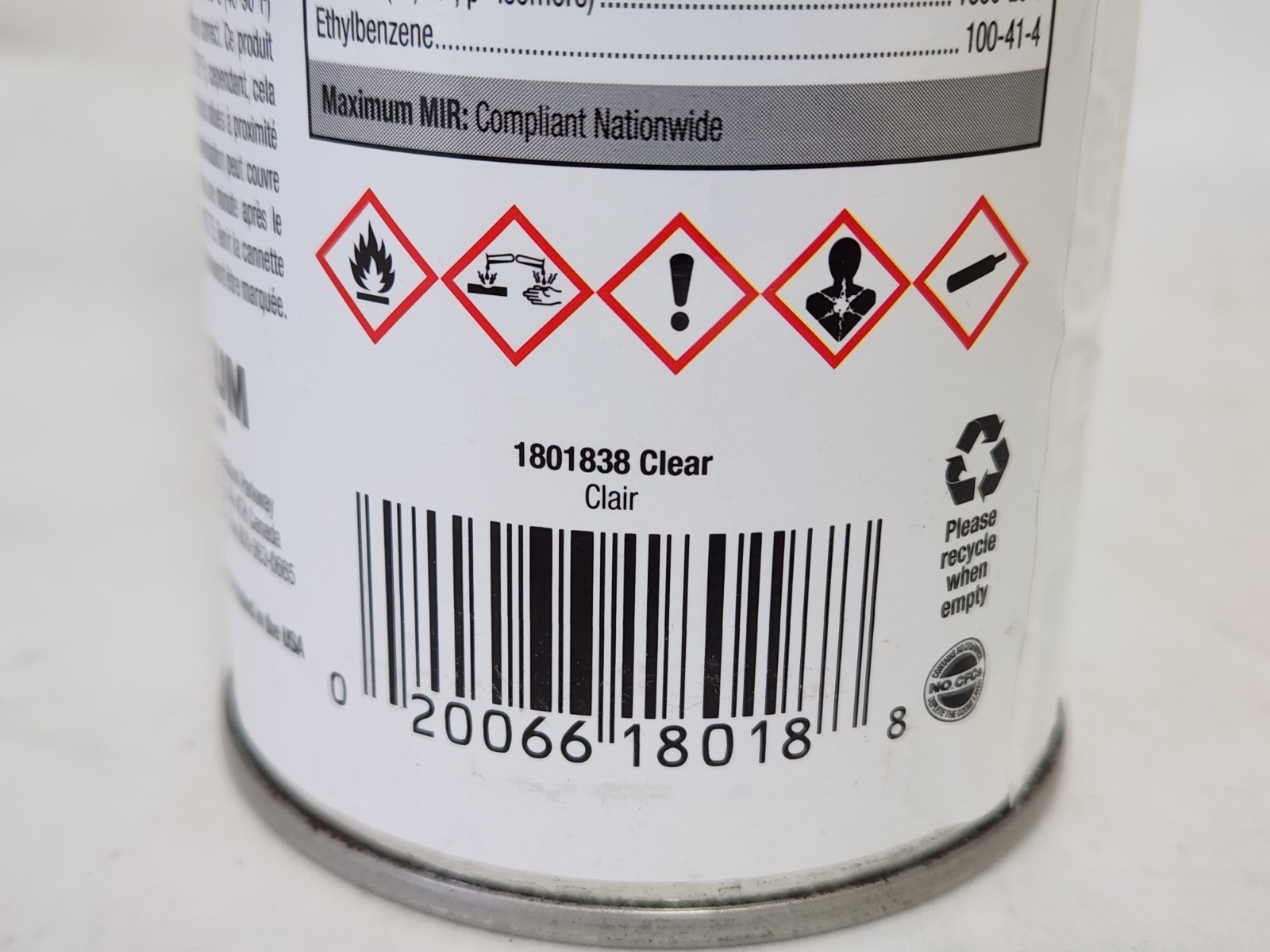 (Pack of 6) Rust-Oleum Industrial Choice CLEAR Inverted Marking Paint 17 oz