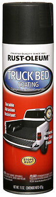 Rust-Oleum 248914 Truck Bed Spray Coating, Black, 15-oz. – Quantity 6