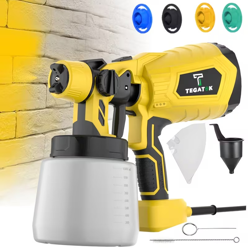 20V Wireless Spray Gun, Handheld Rechargeable Painting Gun, High Pressure Paint