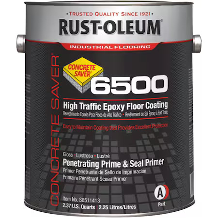 Rust-Oleum S6511413 Epoxy Primer Base, Clear, Durable, 1 Gal, 180 To 260 Sq.