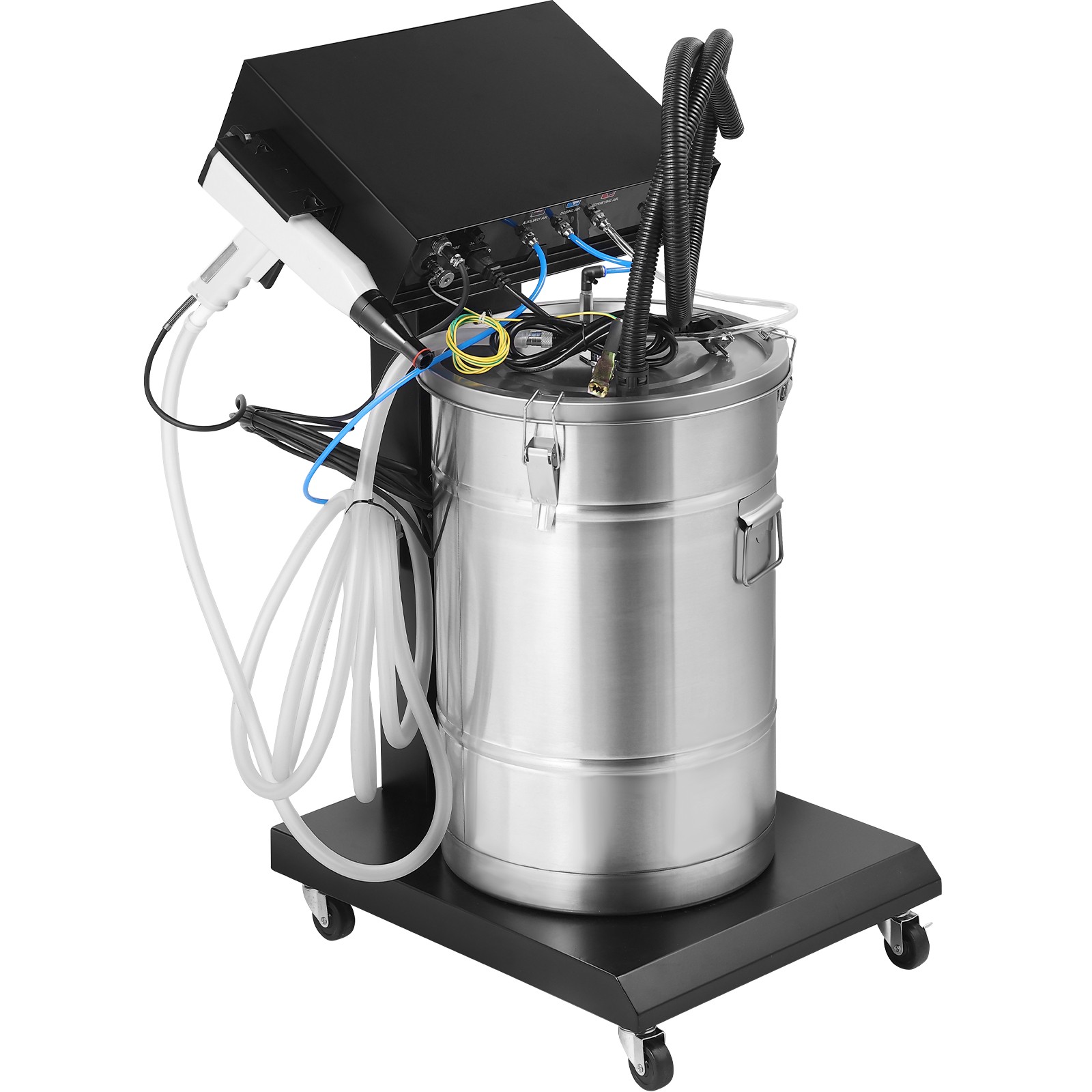 Uimoso 40W Electrostatic Powder Coating System with 100KV Output and 50L Hopper