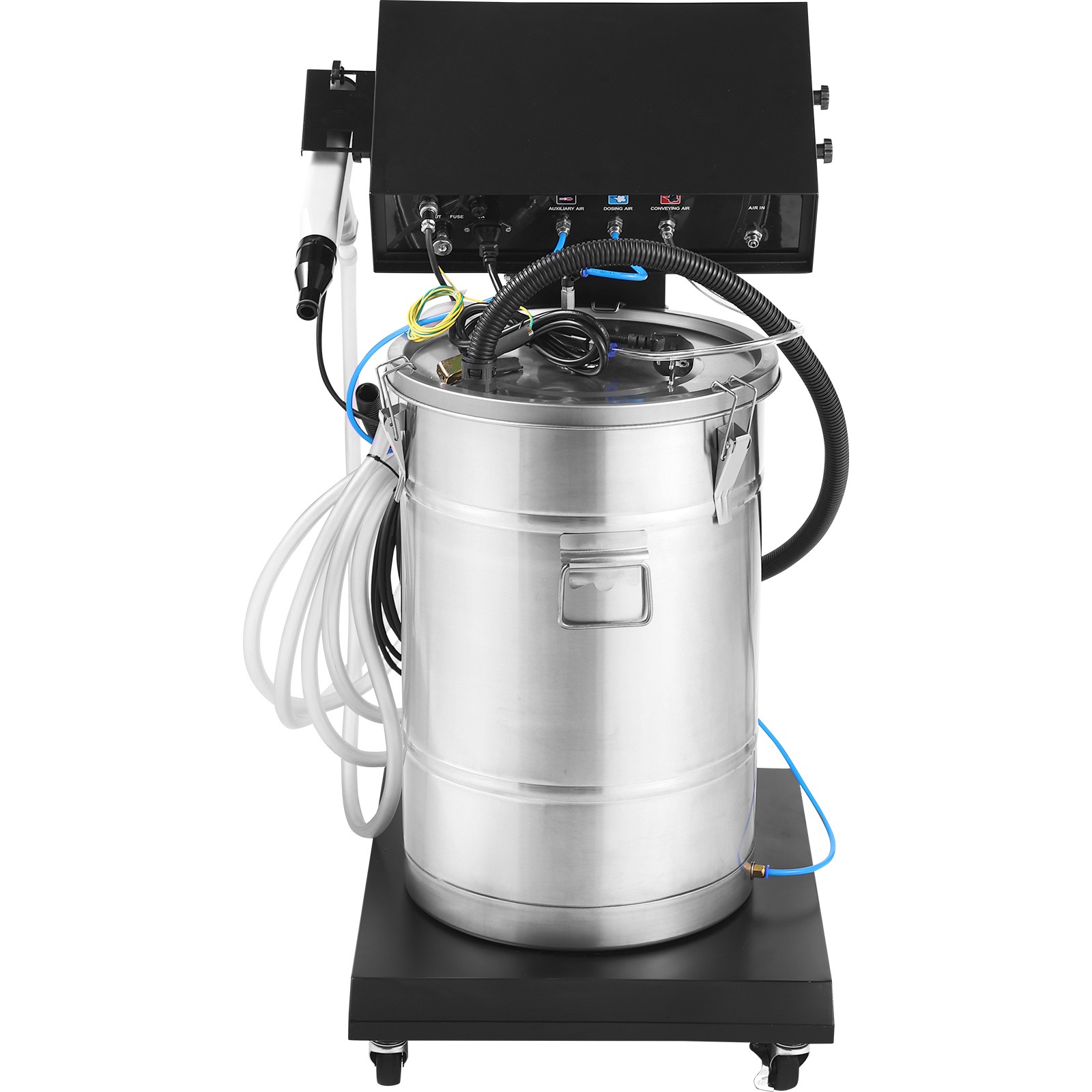 Uimoso 40W Electrostatic Powder Coating System with 100KV Output and 50L Hopper