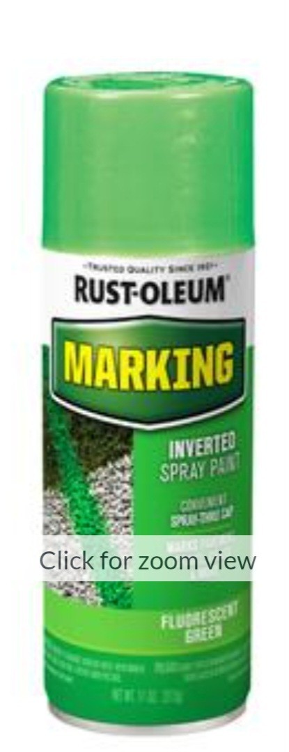 (2) RUST-OLEUM Marking Paint, 11 oz,Fluorescent Green