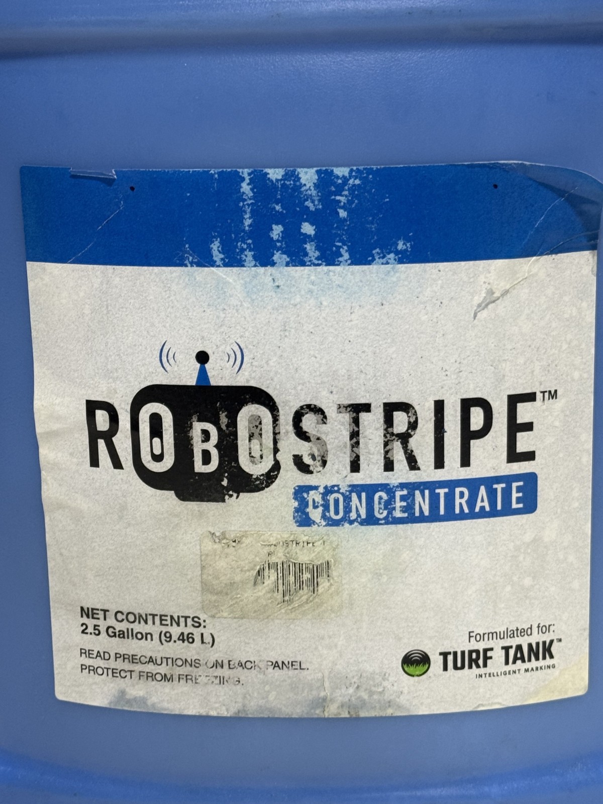 Pioneer Athletics RoboStripe White Concentrate Paint 2.5 Gal Jug Turf Tank New