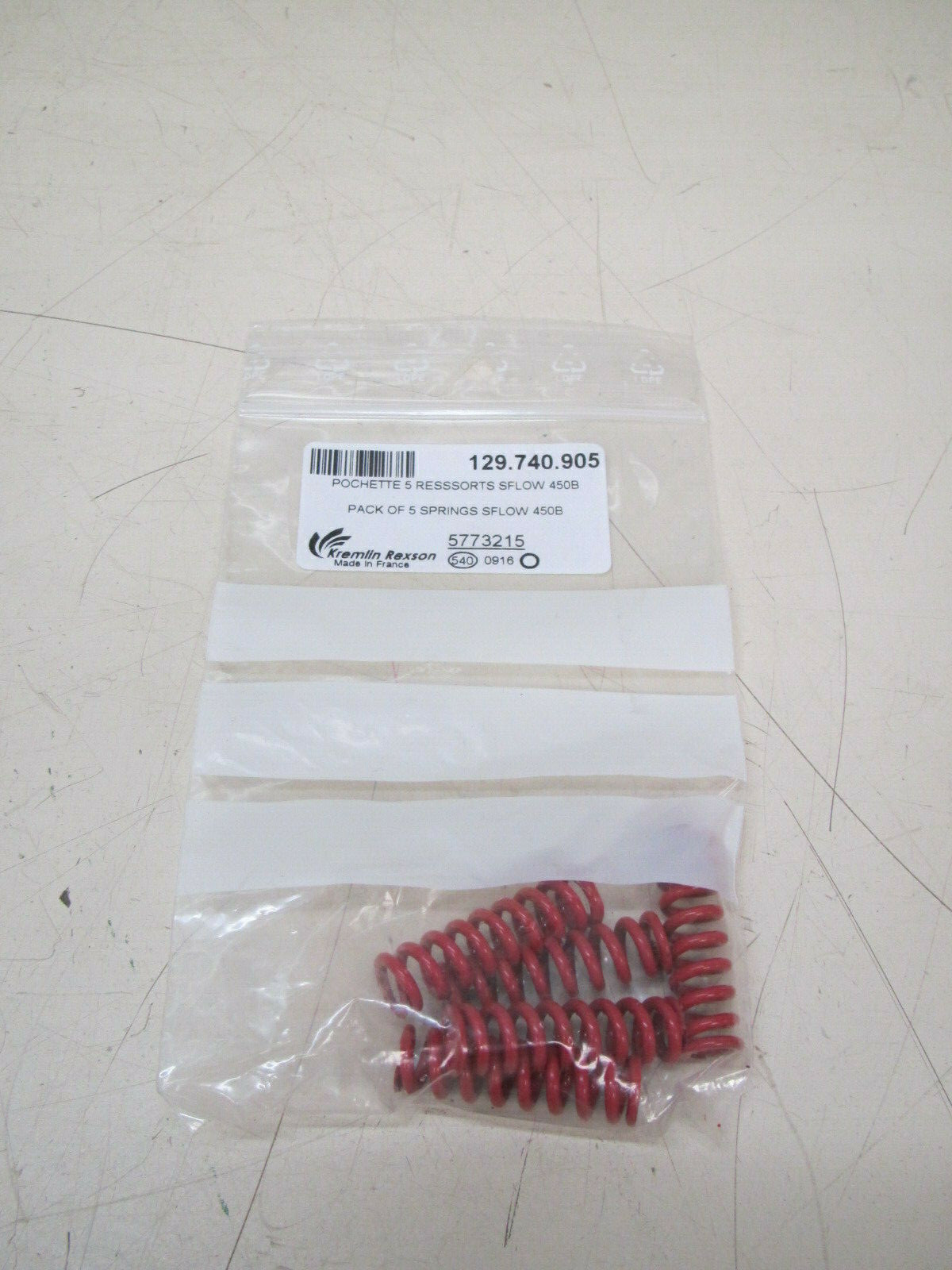 Sames Kremlin 129-740-905 Pack of 5 Springs for S-Flow 450B New Free Shipping