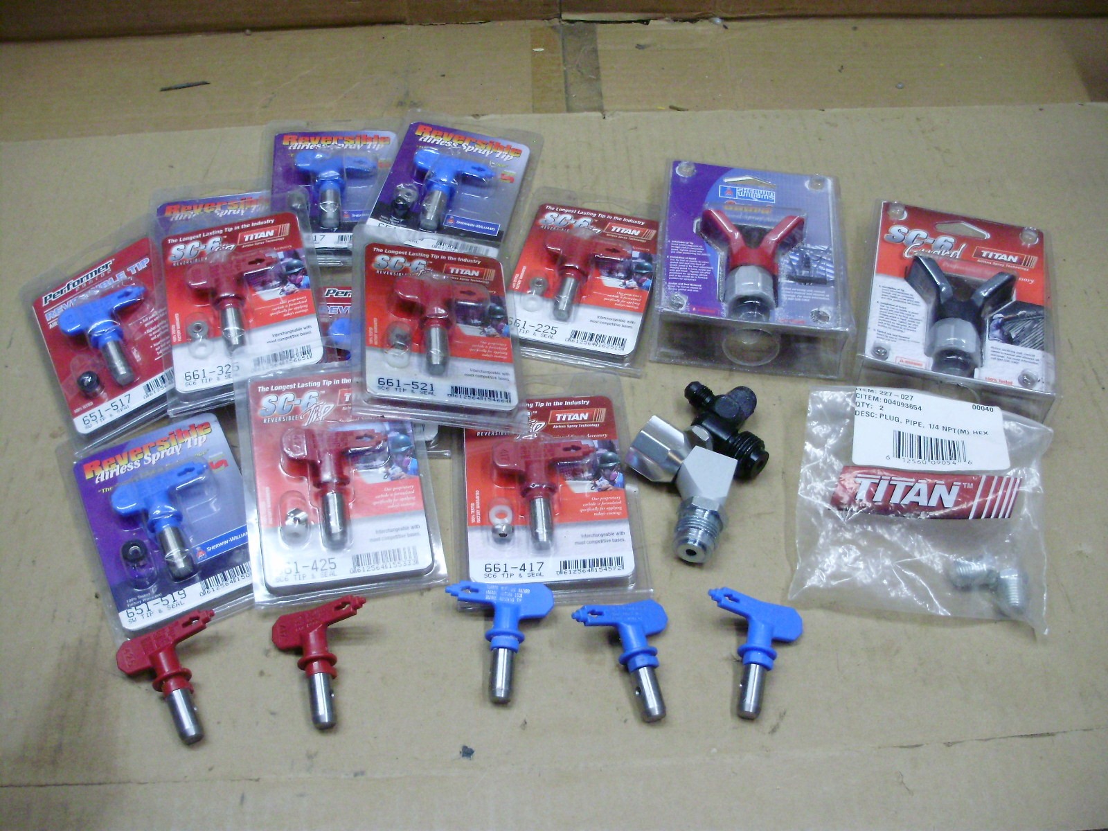 Titan Sherwin Williams Airless Sprayer Parts, Tip & Seal, Guards, Adapters