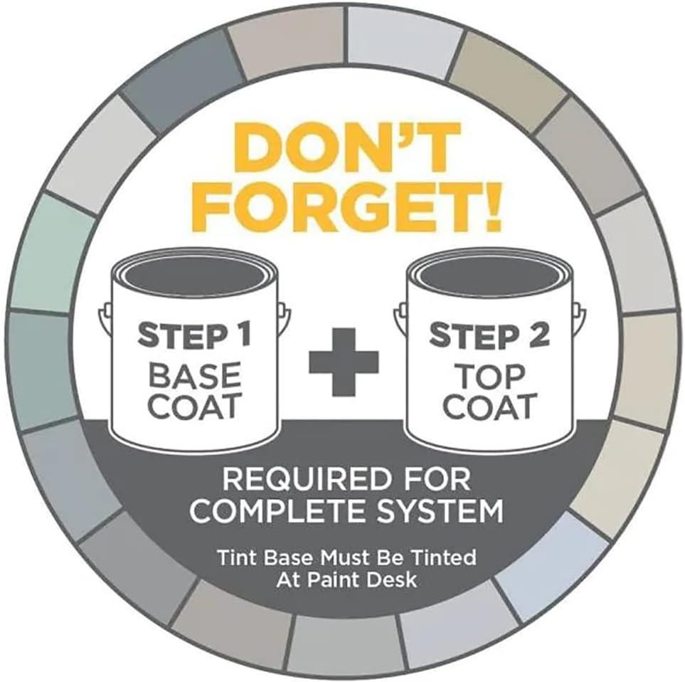 Rust-Oleum HOME Floor Coating, Top Coat (50 VOC), Semi-Gloss, Quart – 358870