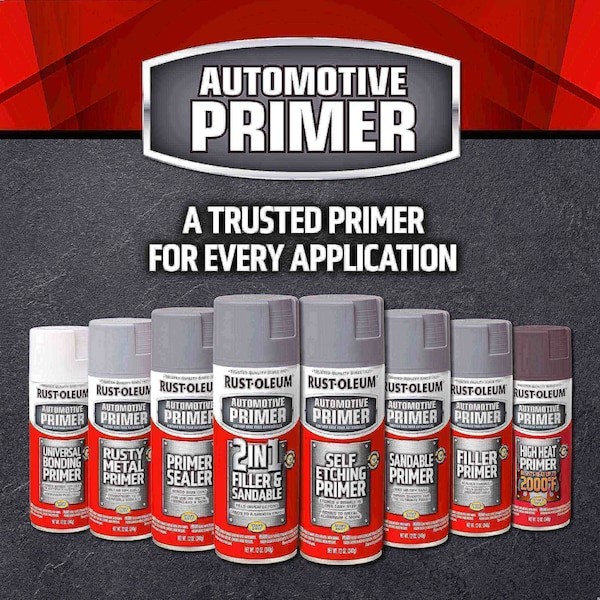 Rust-Oleum 249322 Self Etching Primer,Dark Green,12 Oz.