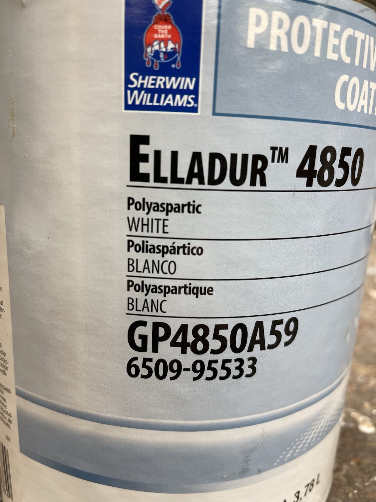 Sherwin Williams Elladur 4850 Polyaspartic Concrete Floor Finish / Part A/ Gal.