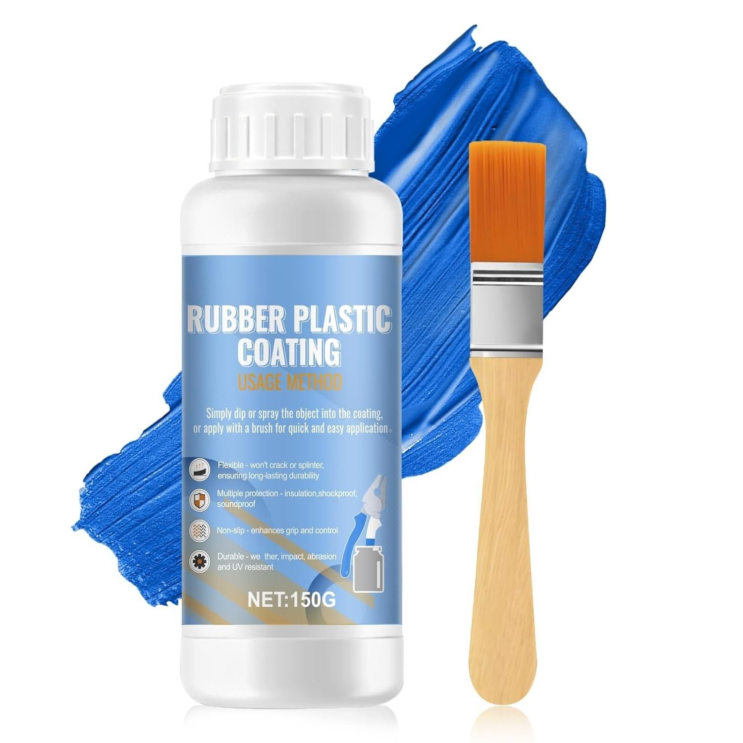 Flexible Liquid Rubber Dip – 150g Protective Coating for Tools and Crafts