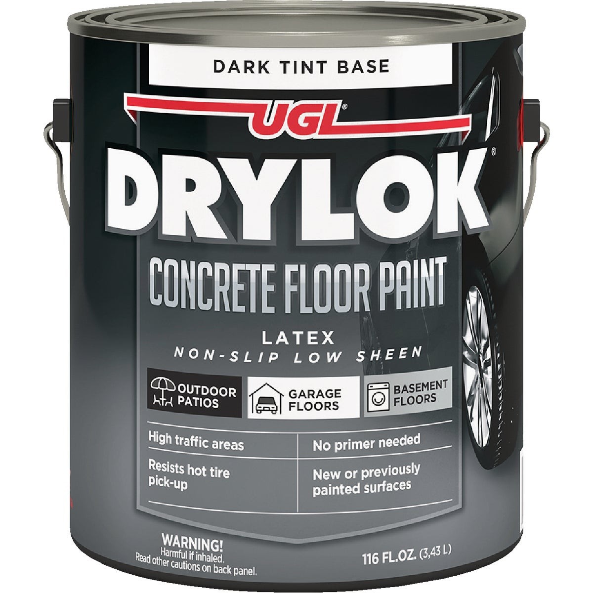 Drylok Low VOC Concrete Floor Paint Dark Tint, 1 Gal. 832883 Drylok 832883
