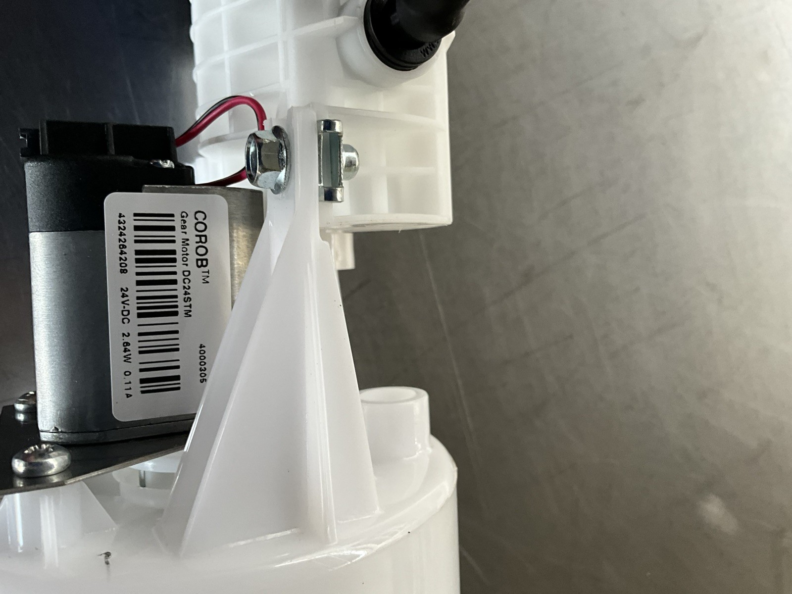 Corob paint canister assembly with pump motor for COROB EVO1ST paint tinter