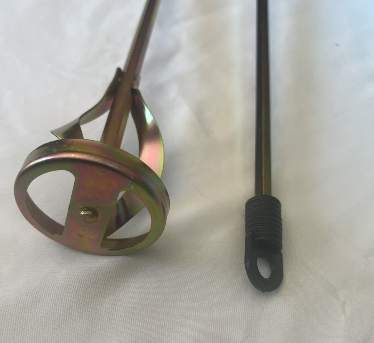 Lot of 2 Paint Mixers for a Drill 1-5 Gallon Bucket Paint Stirrer 15-3/4″ long
