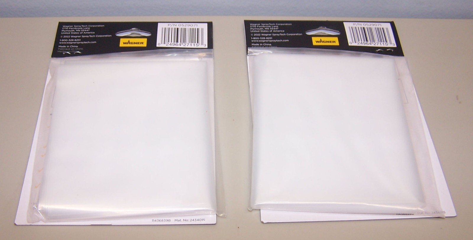 2-Wagner Sprayer Cup Liners 5-pack each 10 Liners For HVLP Sprayers Saves Paint
